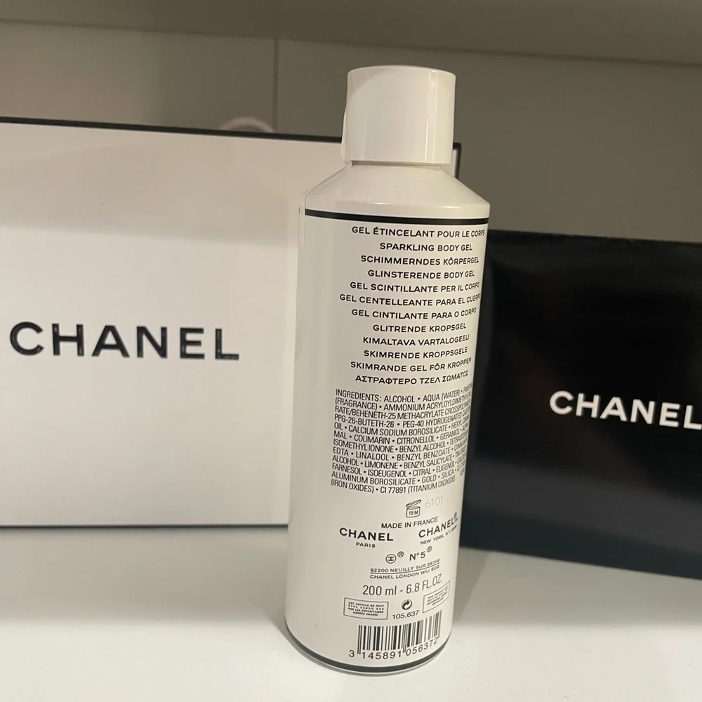 New CHANEL No 5 Factory the sparkling body gel LIMITED EDITION
